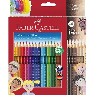 Afbeelding van Faber-Castell kleurpotlood - Grip - 24 kleuren in karton etui - FC-112819