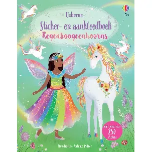 Afbeelding van Sticker- en aankleedboek 1 - Regenboogeenhoorns