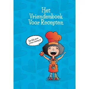 Afbeelding van Groot receptenverzamelboek - Het Vriendenboek Voor Recepten - Ruimte voor 60 recepten - Vraag je dierbaren om zelf een recept te schrijven