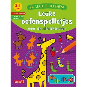 Afbeelding van Zo leuk is oefenen! - Leuke oefenspelletjes voor de allerkleinsten (3-4 j.)