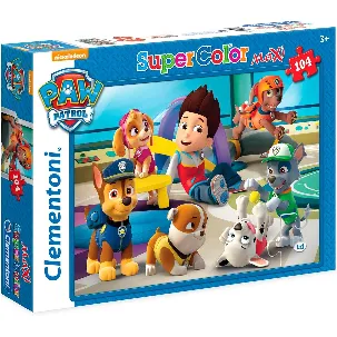 Afbeelding van Clementoni - Puzzel 104 Stukjes Maxi Paw Patrol, Kinderpuzzels, 4-6 jaar, 23970