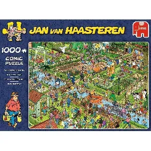 Afbeelding van Jan van Haasteren - Volkstuintjes puzzel - 1000 stukjes - Puzzel - Legpuzzel 1000 stukjes volwassenen