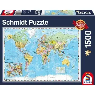 Afbeelding van Schmidt Spiele 58289 puzzel Legpuzzel 1500 stuk(s) Kaarten