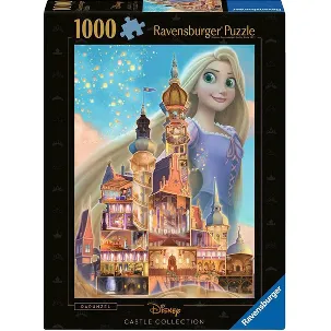 Afbeelding van Disney Kastelen Rapunzel Puzzel (1000 stukken)