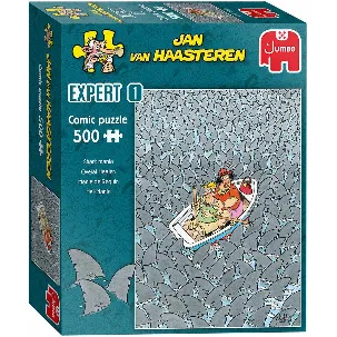 Afbeelding van Jan van Haasteren Expert 1: Overal Haaien puzzel - 500 stukjes