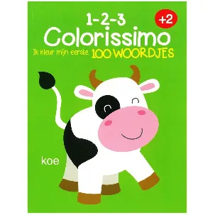 Afbeelding van 1-2-3 Colorissimo - Ik kleur mijn eerste 100 woordjes