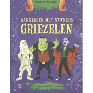 Afbeelding van Aankleden met stickers - griezelen