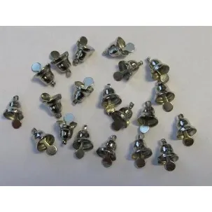 Afbeelding van Klokjes - Zilverkleurig - 8mm - 20 Stuks