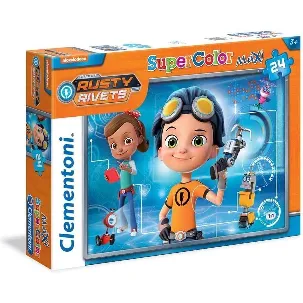 Afbeelding van Clementoni Supercolor Maxi puzzel - Rusty Rivets - 24 grote puzzzelstukjes