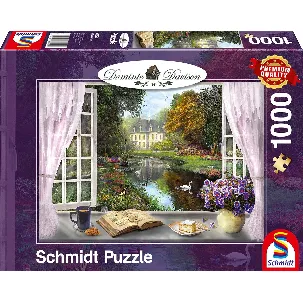 Afbeelding van Schmidt Uitzicht op de Kasteeltuinen, 1000 stukjes - Puzzel - 12+