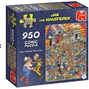 Afbeelding van Jan Van Haasteren Rock Around The Clock puzzel 950 Stukjes