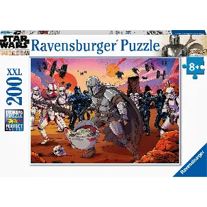 Afbeelding van Ravensburger puzzel The Mandalorian de krachtmeting - legpuzzel - 200 stukjes