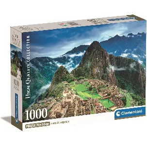 Afbeelding van Clementoni - Puzzel 1000 Stukjes High Quality Collection - Machu Picchu, Puzzel Voor Volwassenen en Kinderen, 14-99 jaar, 39770 COMPACT BOX