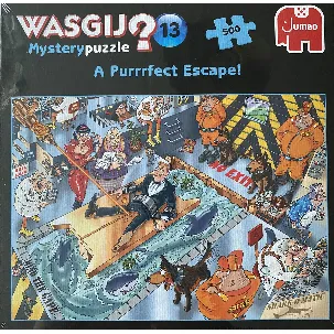 Afbeelding van Wasgij Mystery 13 A purrrfect escape! Puzzel - 500 stukjes