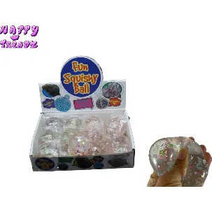 Afbeelding van Happy Trendz® 2 STUKS / Glitter Mesh stress Ball - Fidget toys - Stressbal - Glitters letterss - Stress verlichtend