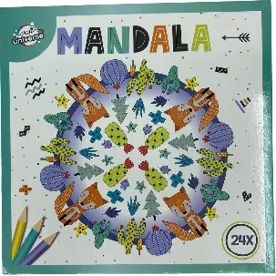 Afbeelding van Mandala Kleurboek voor Kinderen Animal Fun - geschikt voor kleurpotloden en kleurstiften