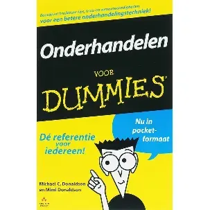 Afbeelding van Voor Dummies - Onderhandelen voor Dummies