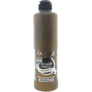 Afbeelding van Cadence Cadence Hybrid Acrylverf Metallic 500 ml Donker Goud.