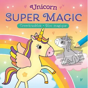 Afbeelding van Unicorn Super Magic Toverkrasblok / Unicorn Super Magic Bloc Magique