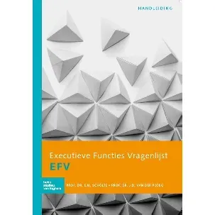 Afbeelding van Executieve Functies Vragenlijst (EFV) - handleiding