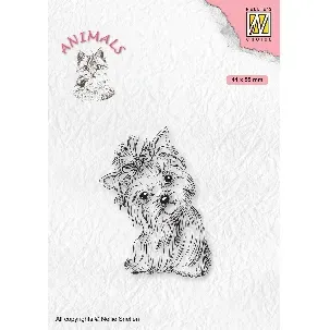 Afbeelding van ANI020 Nellie Snellen ClearStamp Animals - dog yorkshire terrier - honden - hond fifi chihuahua