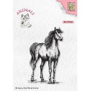 Afbeelding van ANI019 Nellie Snellen Clear Stamp Animals - Horse - paard - dieren - paarden