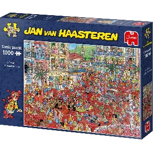 Afbeelding van Jan van Haasteren La Tomatina puzzel - 1000 stukjes