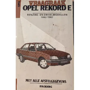 Afbeelding van Vraagbaak opel rekord e 82-87