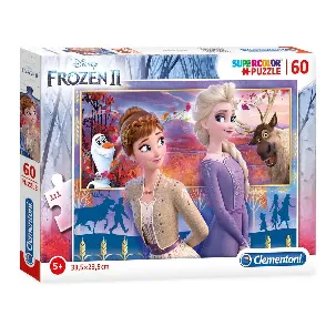 Afbeelding van Clementoni - Puzzel 60 Stukjes Frozen 2, Kinderpuzzels, 5-7 jaar, 26056