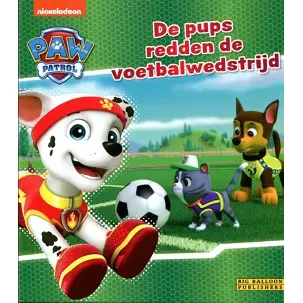 Afbeelding van Paw Patrol - De pups redden de voetbalwedstrijd - Softcover voorleesboek 2 jaar / 3 jaar / 4 jaar / 5 jaar / 6 jaar / peuters / kleuters - Speelgoed jongens / meisjes - Marshall - Boek