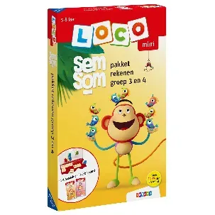 Afbeelding van Loco Mini - Loco mini semsom rekenen groep 3 en 4 pakket