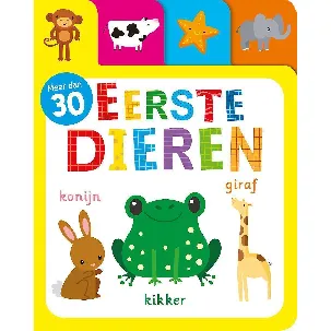 Afbeelding van Eerste - tabboekjes - Eerste dieren Meer dan 30