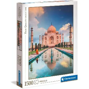 Afbeelding van Clementoni - Puzzel 1500 Stukjes High Quality Collection, Taj Mahal, Puzzel Voor Volwassenen en Kinderen, 14-99 jaar, 31818