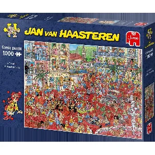 Afbeelding van Jan van Haasteren La Tomatina puzzel - 1000 stukjes