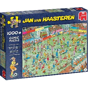 Afbeelding van Jan van Haasteren WK Vrouwenvoetbal puzzel - 1000 Stukjes