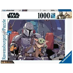 Afbeelding van Ravensburger puzzel Disney Star Wars The Mandalorian - Legpuzzel - 1000 stukjes