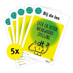 Afbeelding van Bij de les - Pakket Bij de les Leer en oefen werkwoordspelling (5ex)