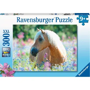 Afbeelding van Ravensburger puzzel Paard tussen de bloemen - Legpuzzel - 300 stukjes