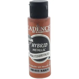 Afbeelding van Cadence Hybrid Acrylverf Metallic 70 ml Copper