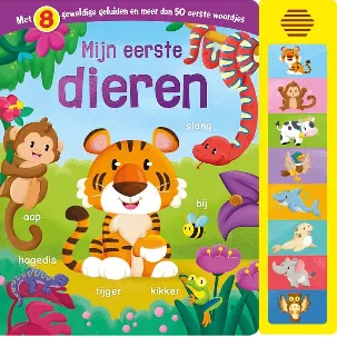 Afbeelding van 8 geluiden - Geluidenboek Mijn eerste dieren