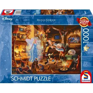 Afbeelding van Disney Geppettos Pinocchio, 1000 stukjes