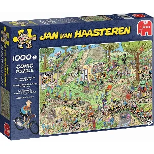 Afbeelding van Jan van Haasteren Wereldkampioenschappen Veldrijden puzzel - 1000 stukjes