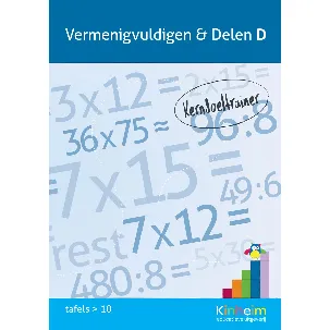 Afbeelding van Vermenigvuldigen & Delen D [Kerndoeltrainer Vermenigvuldigen & Delen]