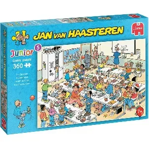 Afbeelding van Jan van Haasteren Junior Het Klaslokaal puzzel - 360 stukjes - Kinderpuzzel