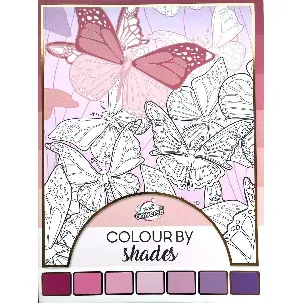 Afbeelding van Colour by Shades Kleurboek volwassenen Universe Roze - Kleurboek voor volwassen - Het schaduw kleurboek