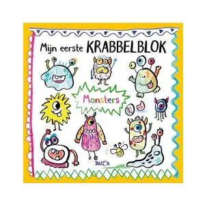 Afbeelding van Ballon Mijn eerste krabbelblok monsters