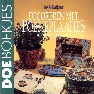 Afbeelding van Decoreren met poesieplaatjes. doebo