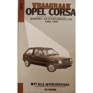 Afbeelding van Opel Corsa Benz. + Diesel 1986-1989