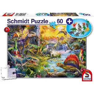 Afbeelding van Schmidt Spiele Dinosaurs Legpuzzel 60 stuk(s) Dieren