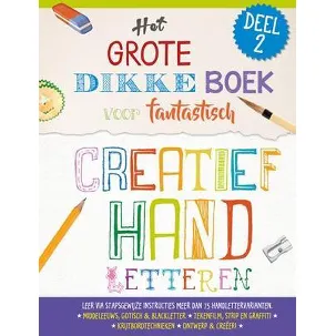 Afbeelding van Het grote dikke boek voor fantastisch creatief handletteren deel 2 2